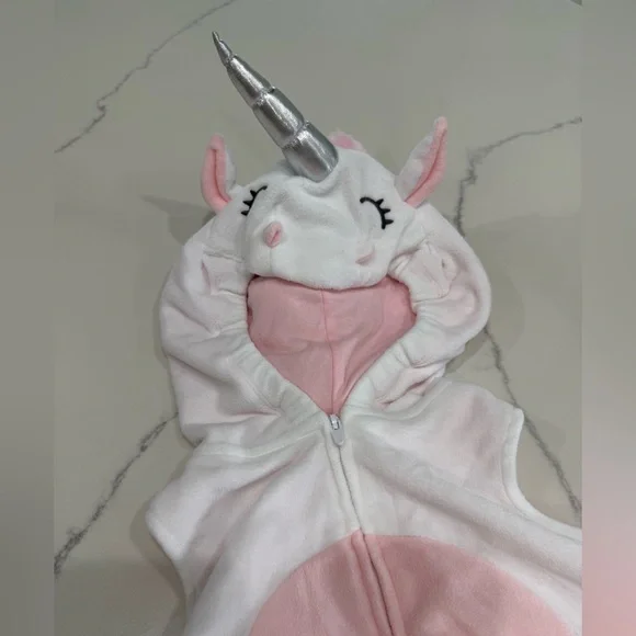 Carter's Pink and White Unicorn Costume - Picture 2 of 4